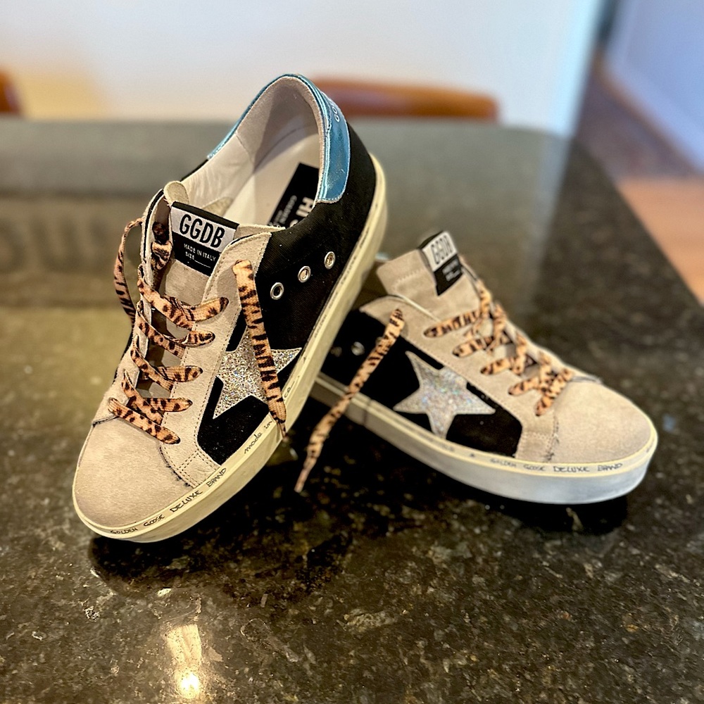 GOLDEN GOOSE HI STAR SNEAKERS SIZE 39